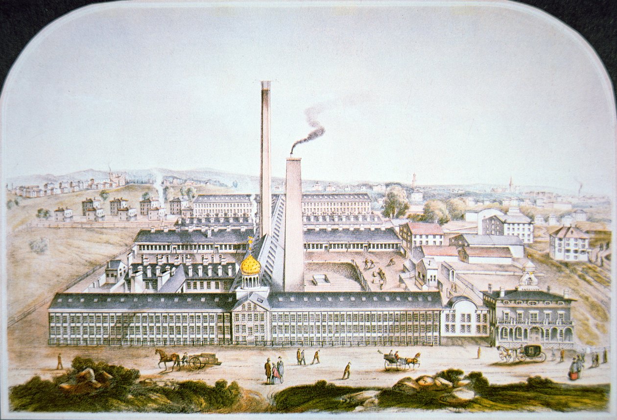 Fabryka broni patentowej Colta w Hartford, Connecticut autorstwa American School
