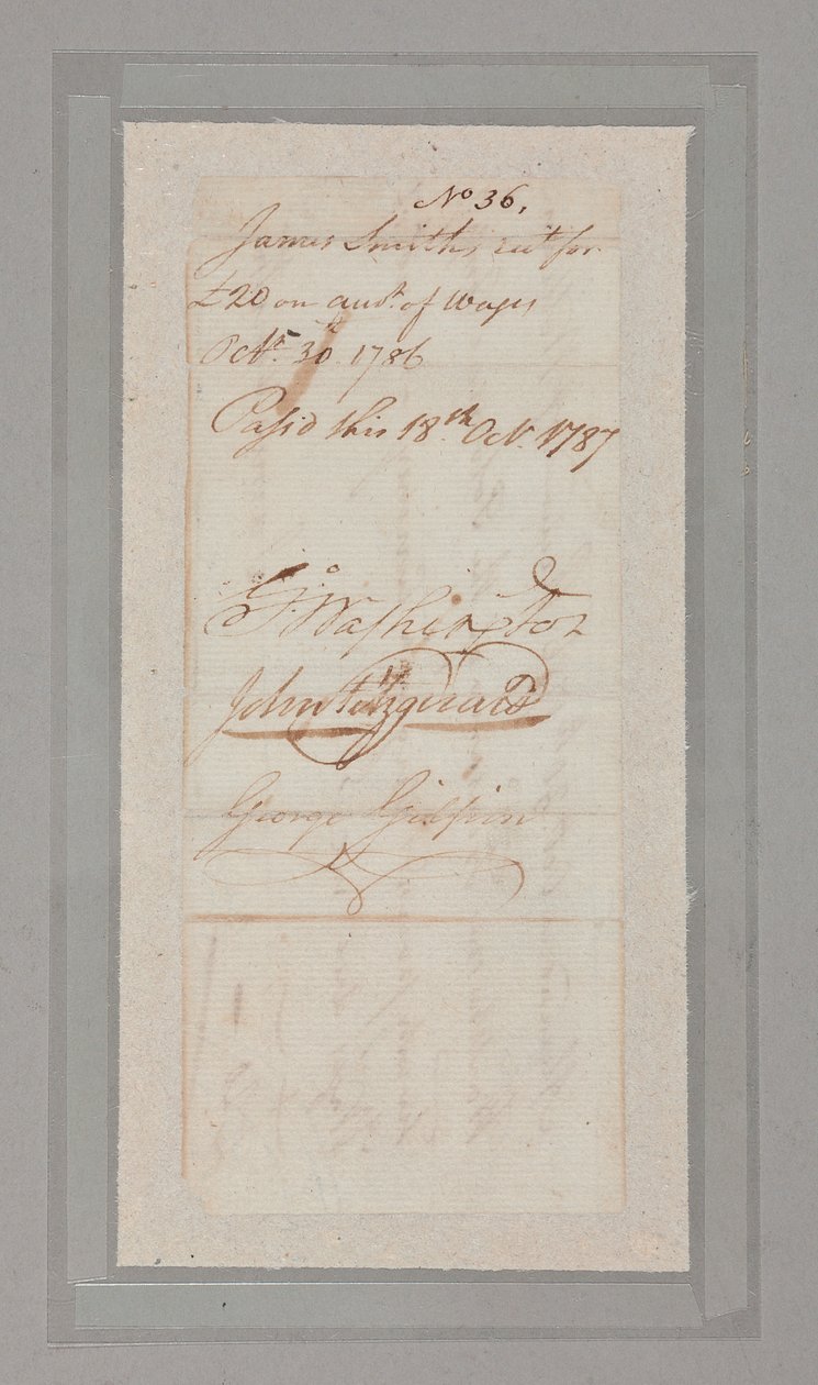 Konwencja konstytucyjna: zbiór listów i dokumentów podpisanych przez 54 z 55 delegatów na historyczną konwencję z 1787 r. (pióro i atrament na papierze) (patrz także 2561290-92) autorstwa American School