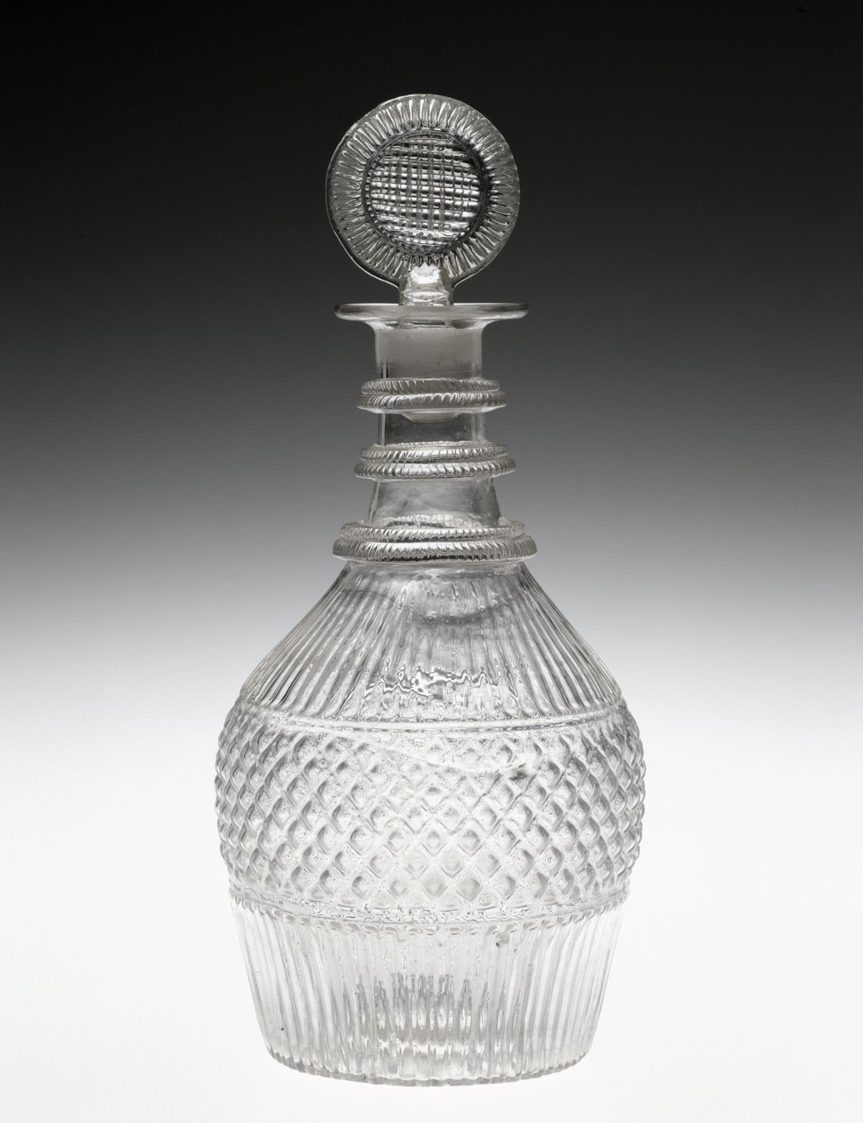 Karafka i korek, c. 1820-1840 (szkło bezołowiowe) autorstwa American School