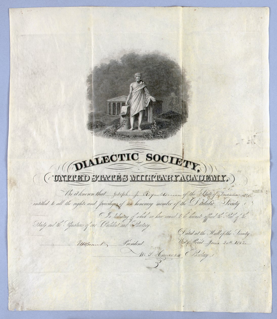 Dokument podpisany przez Ulysses S. Grant autorstwa American School