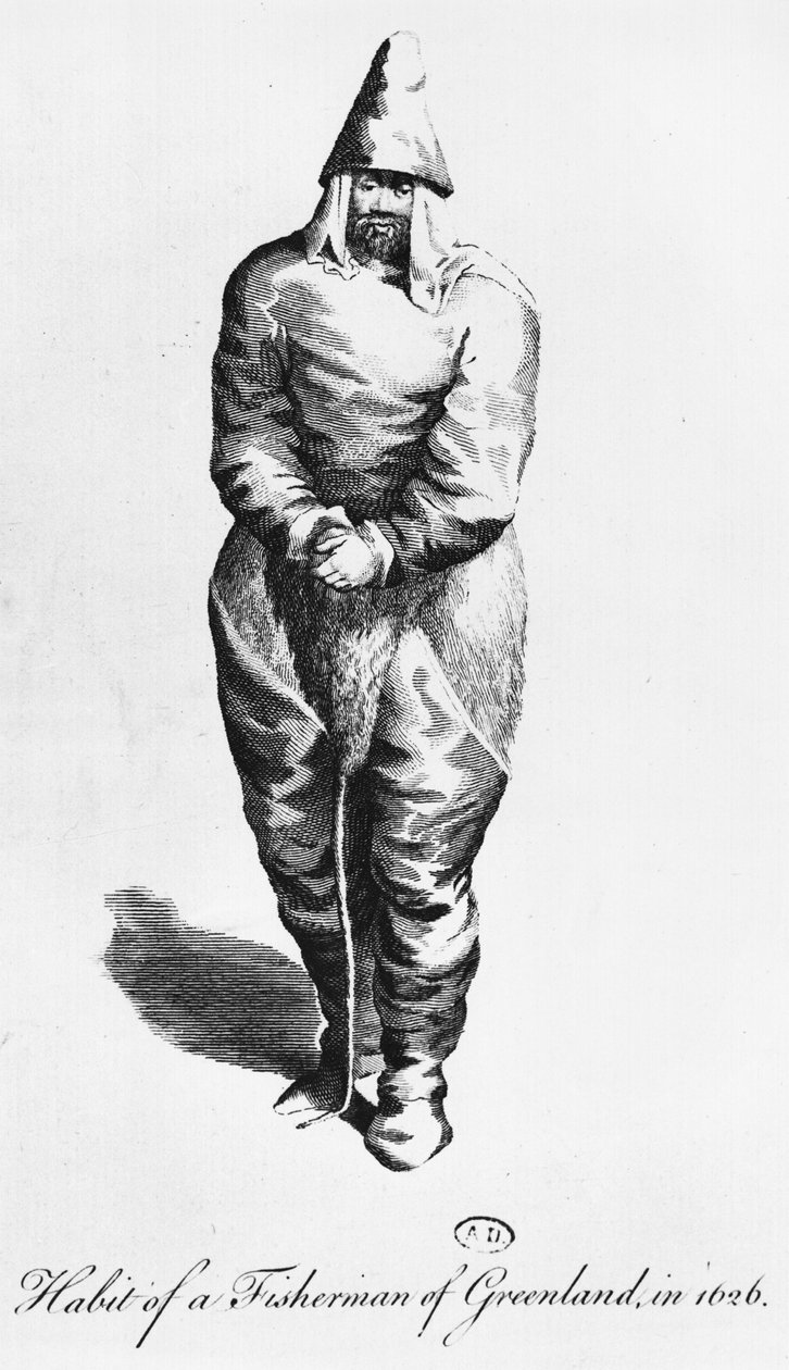 Sukienka dla rybaka Grenlandii, 1626 autorstwa American School