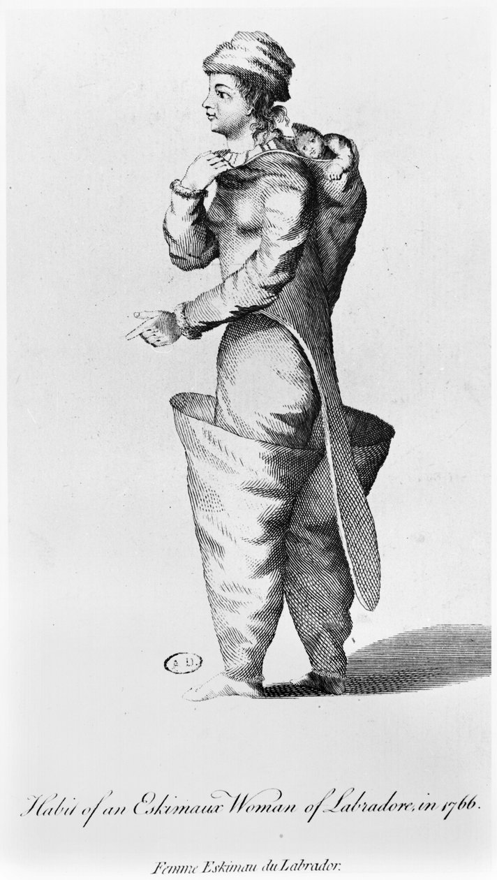 Sukienka dla eskimoskiej samicy labradora, 1766 autorstwa American School