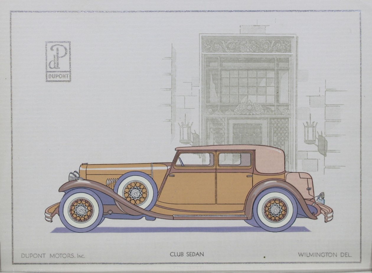 DuPont Motor Cars: Club Sedan, 1921 autorstwa American School