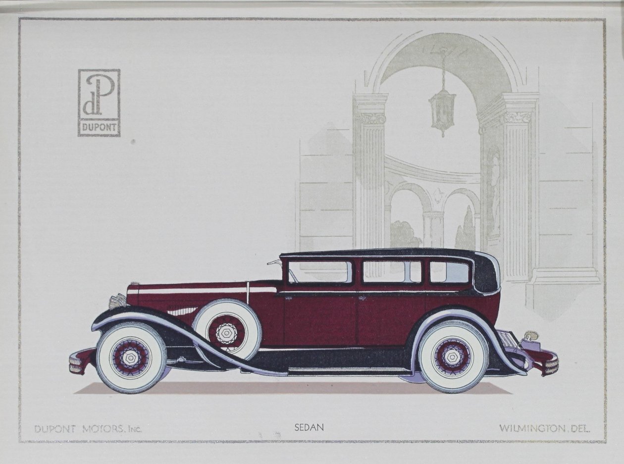 DuPont Motor Cars: Sedan, 1921 autorstwa American School