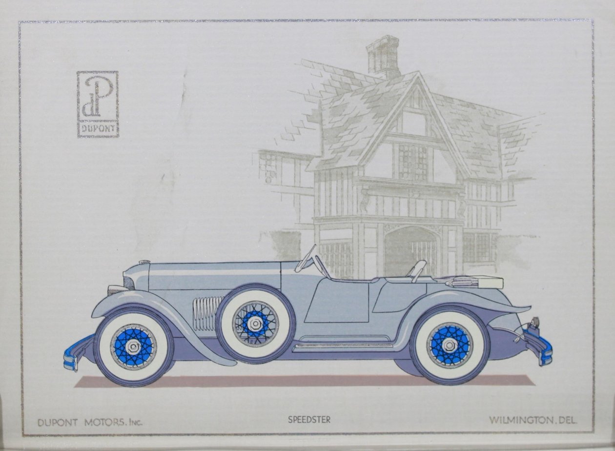 DuPont Motor Cars: Speedster, 1921 autorstwa American School