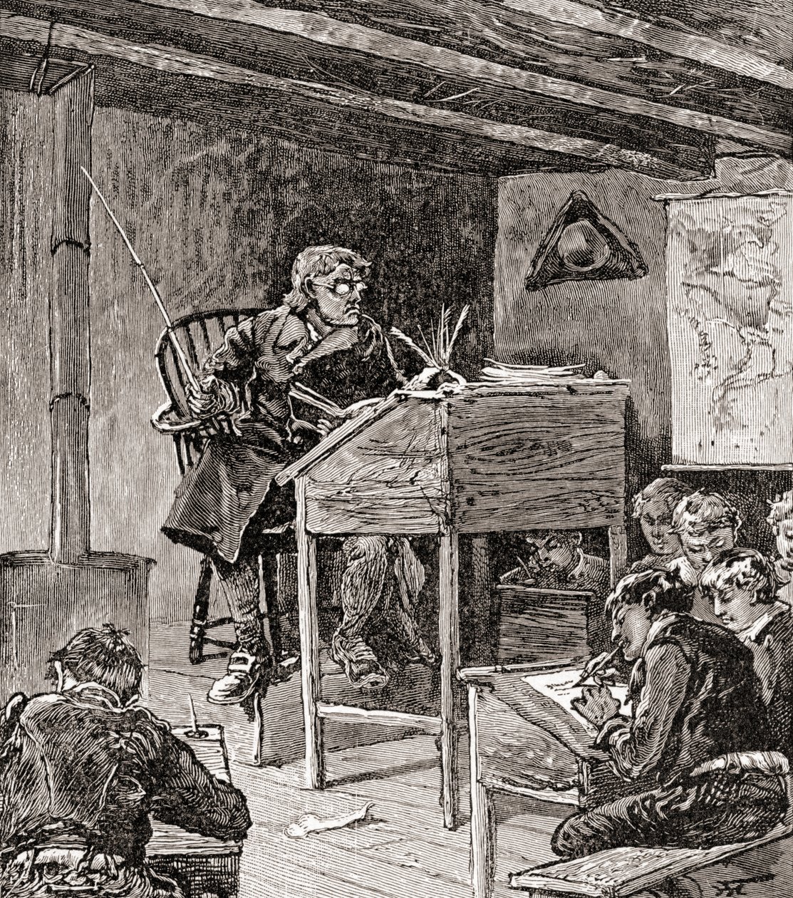 Oświata w XVIII i XIX w., z „Dziejów naszego kraju”, wyd. 1905 (drzeworyt) autorstwa American School