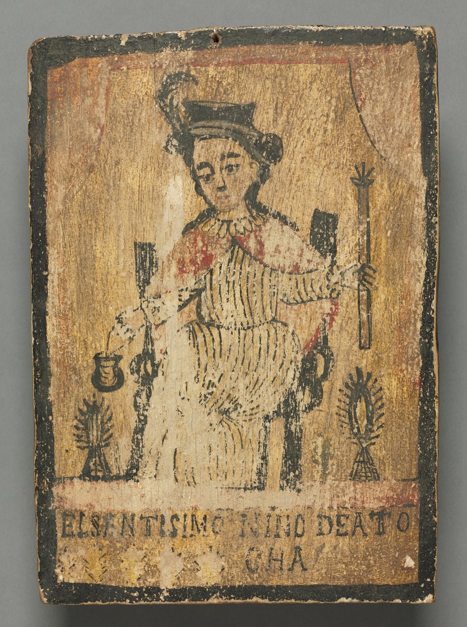 El Santo Nino de Atocha: ołtarz świętego autorstwa American School