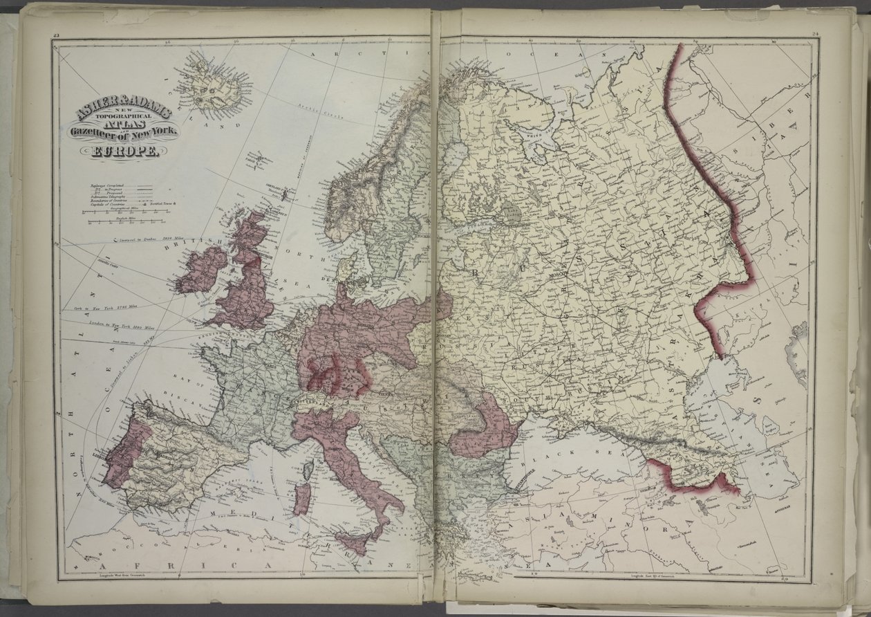 Europa, 1871 autorstwa American School