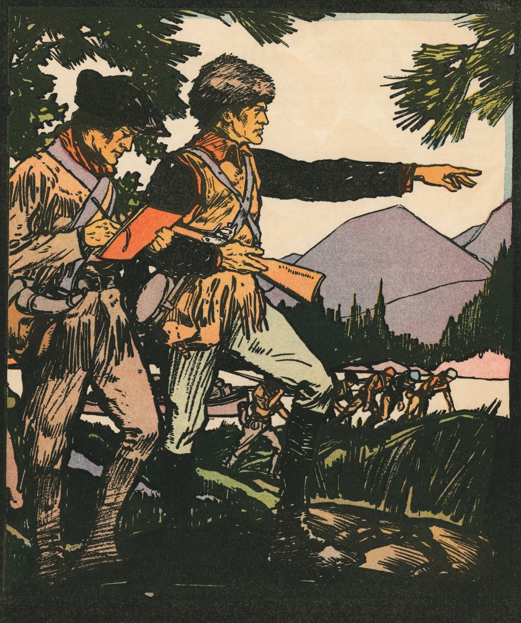 Odkrywcy: Lewis i Clark na amerykańskiej granicy autorstwa American School