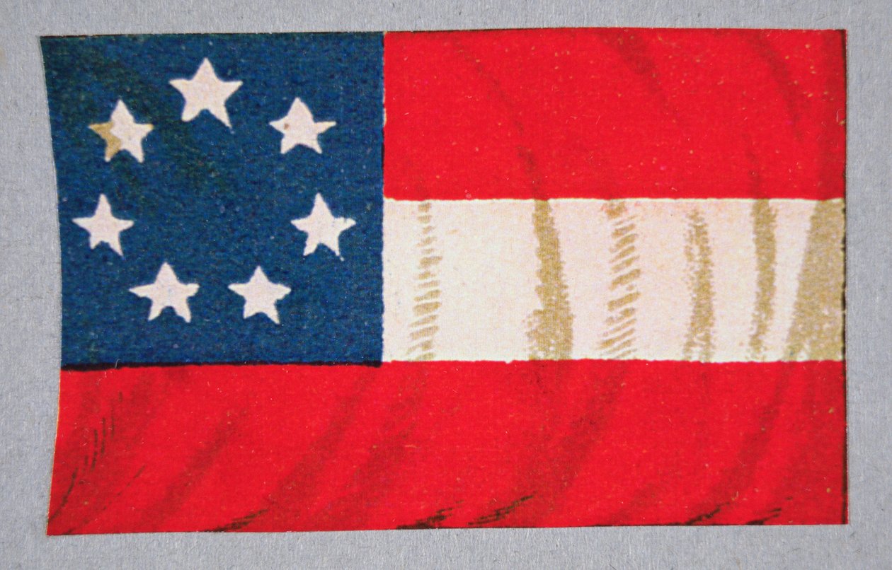 Flaga Skonfederowanych Stanów Ameryki (kolor lito) autorstwa American School
