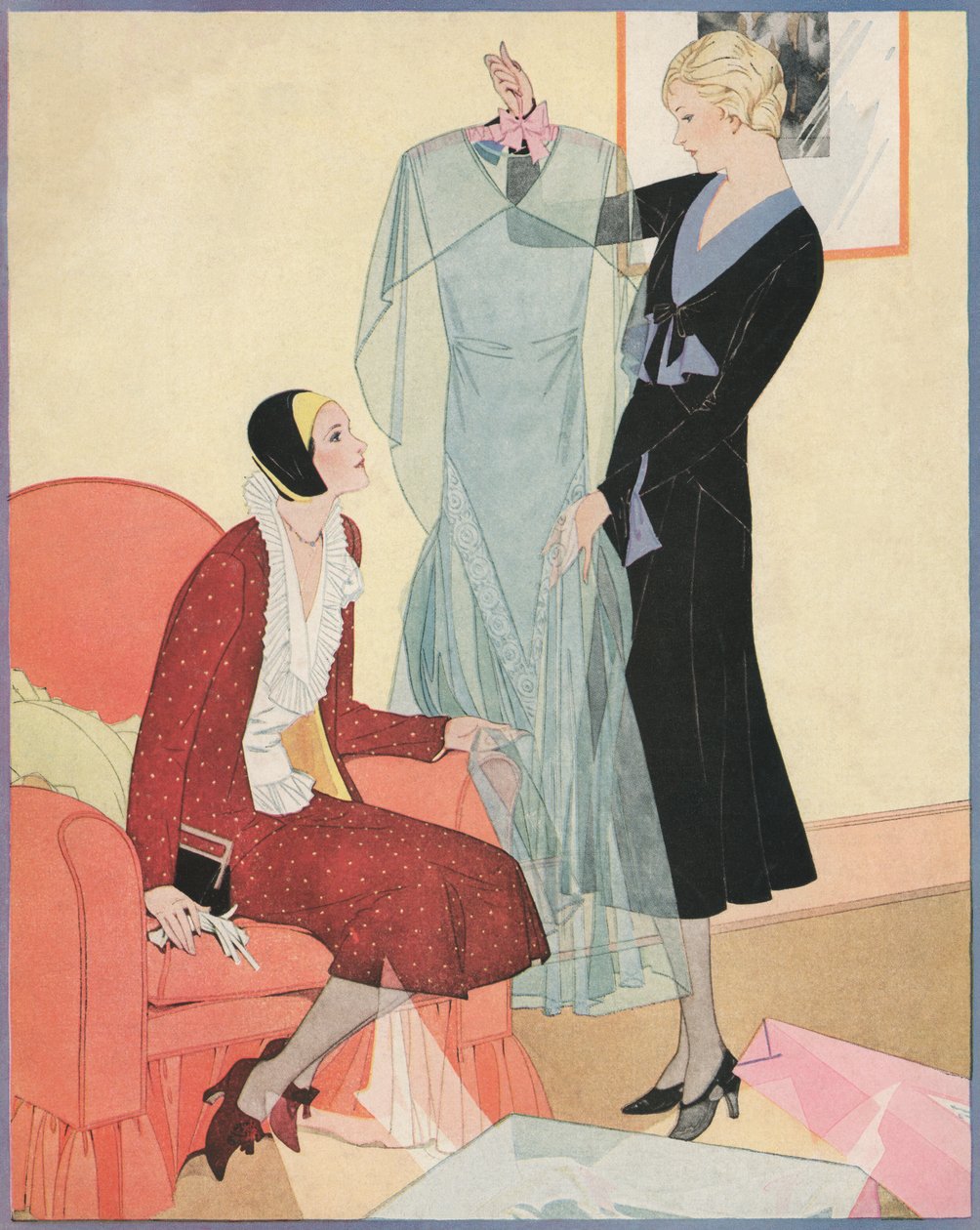 Flappers w nowych ubraniach autorstwa American School