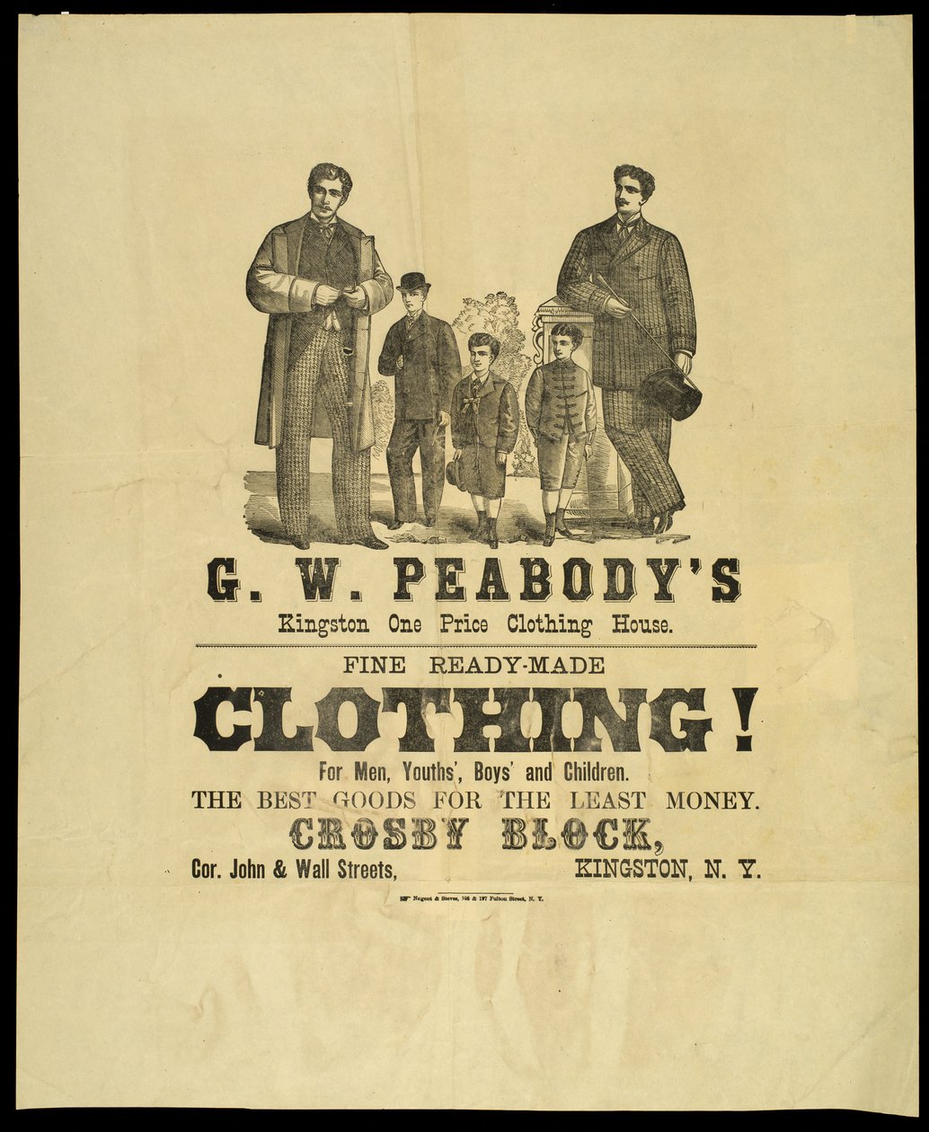 G.W. Peabodys Kingston One Price Clothing House autorstwa American School