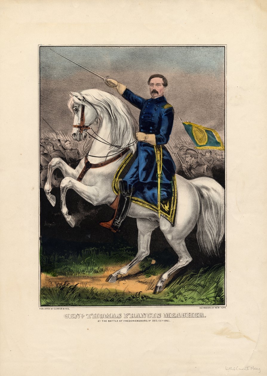 Gen. Thomas Francis Meagher, wyd. przez Currier i Ives, c.1862 autorstwa American School
