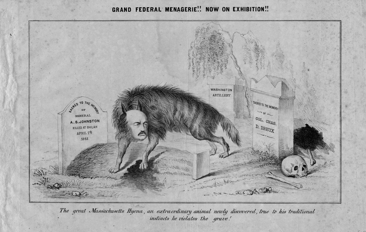 Wielka menażeria federalna!! : obecnie na wystawie, ok. 1862 autorstwa American School