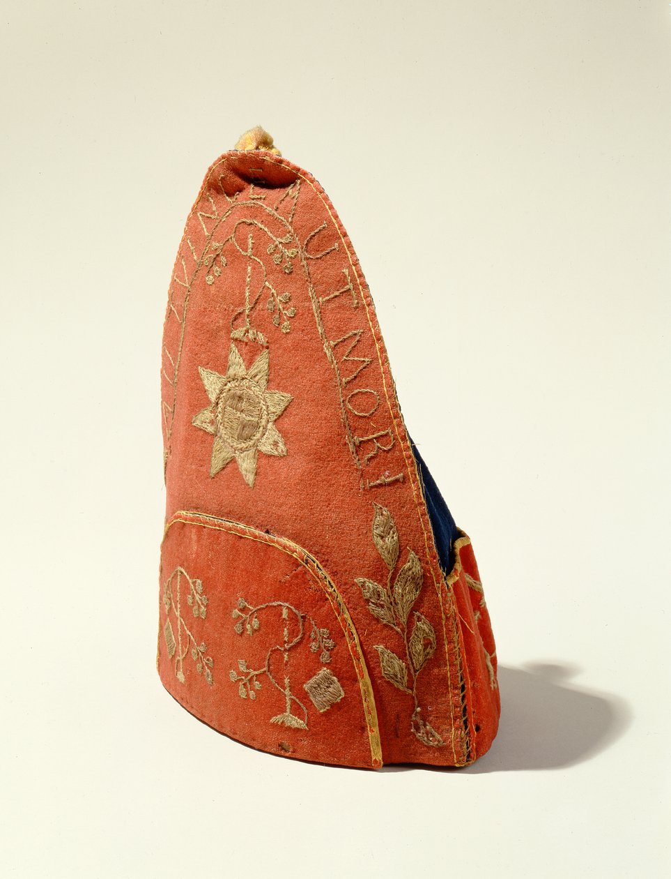 Czapka Grenadier, 1740-70 (wełna i len) autorstwa American School