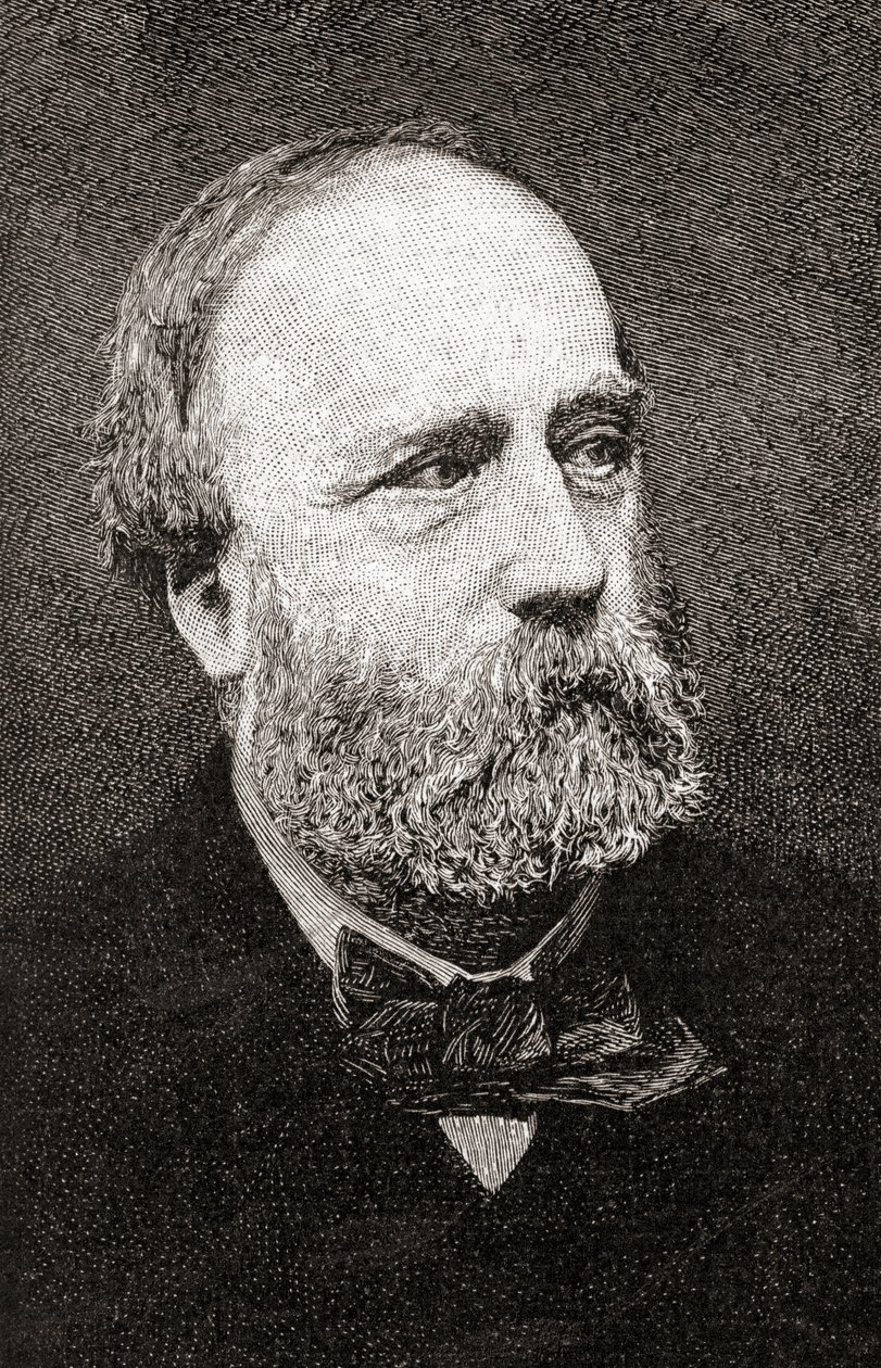 Henri of Artois, hrabia Chambord, z „The Century Illustrated Monthly Magazine”, opublikowany 1884 (lito) autorstwa American School