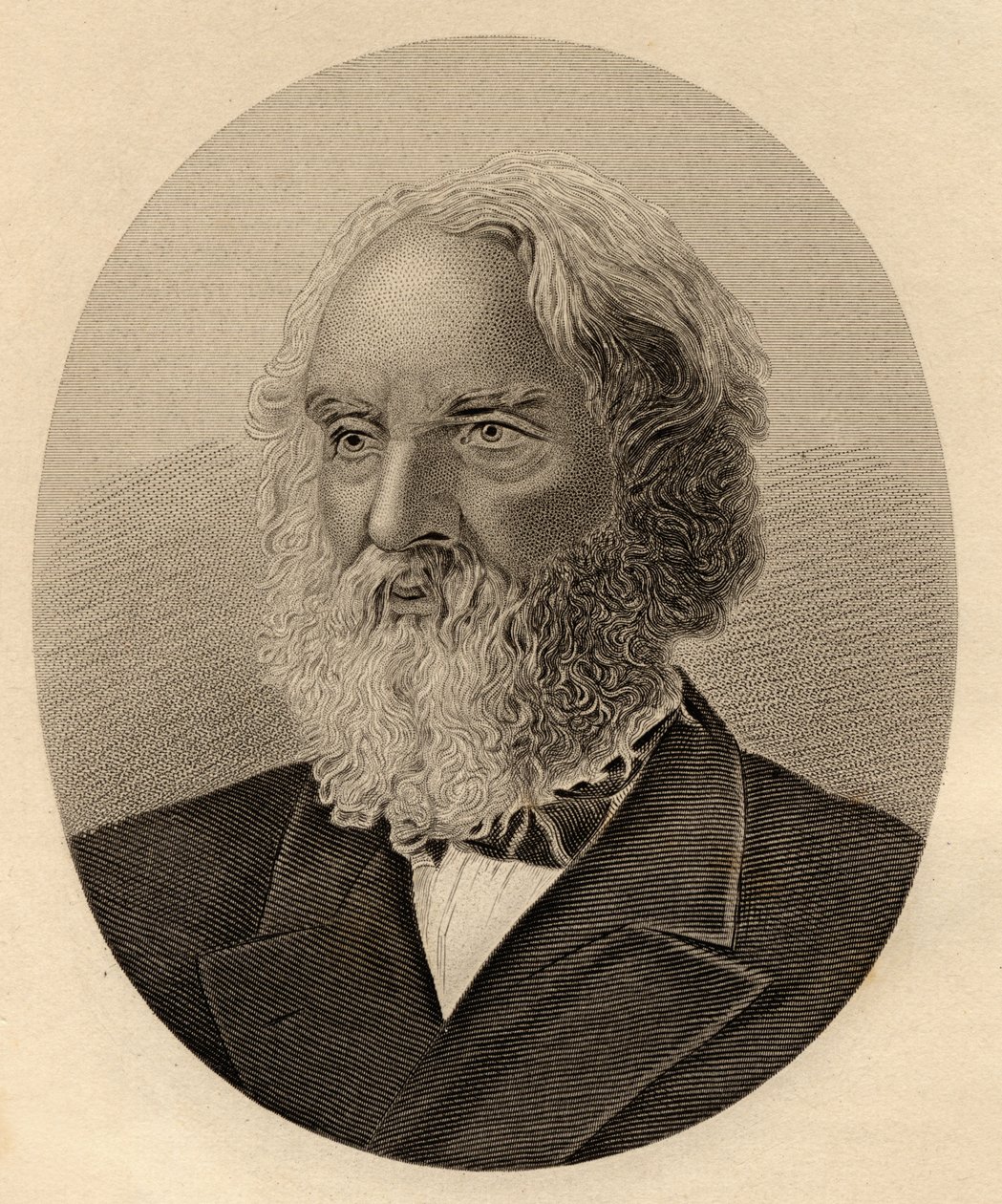 Henry Wadsworth Longfellow (1807-82) autorstwa American School