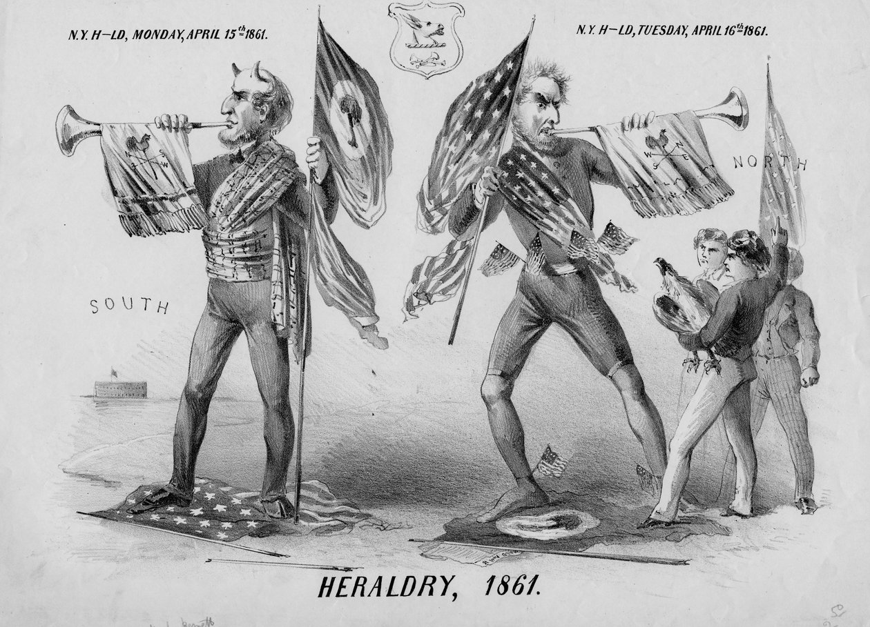 Heraldyka, 1861, opublikowana w Nowym Jorku, 1861 autorstwa American School