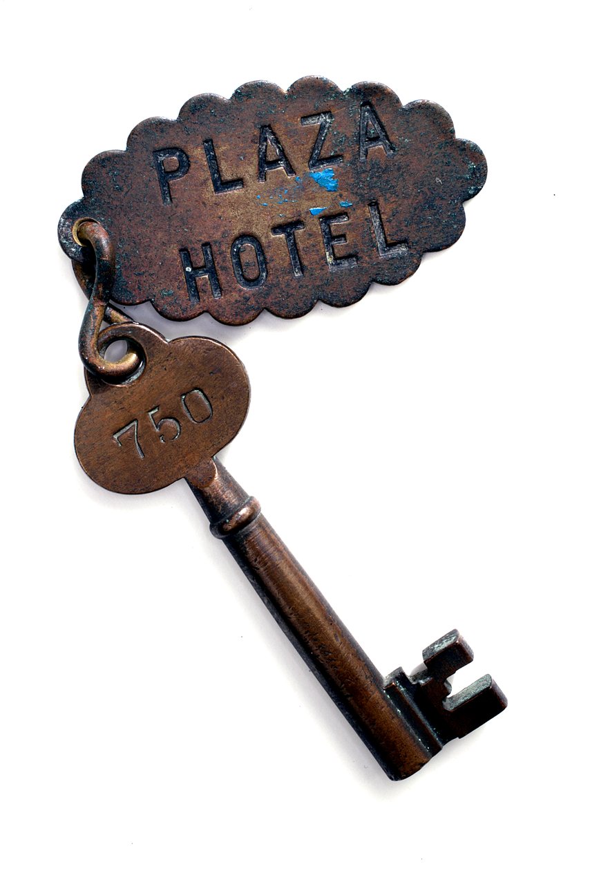 Klucz hotelowy, 1890-1910 (metalowy) autorstwa American School