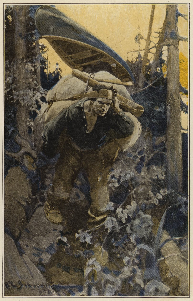 Ilustracja do Days Off and Other Digressions (kolorowa litografia) autorstwa American School