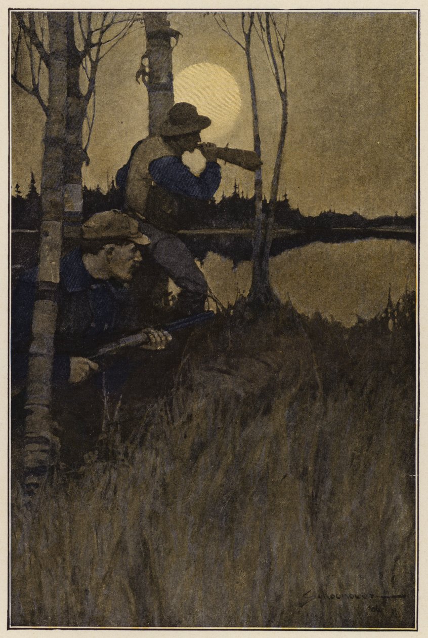 Ilustracja do Days Off and Other Digressions (kolorowa litografia) autorstwa American School