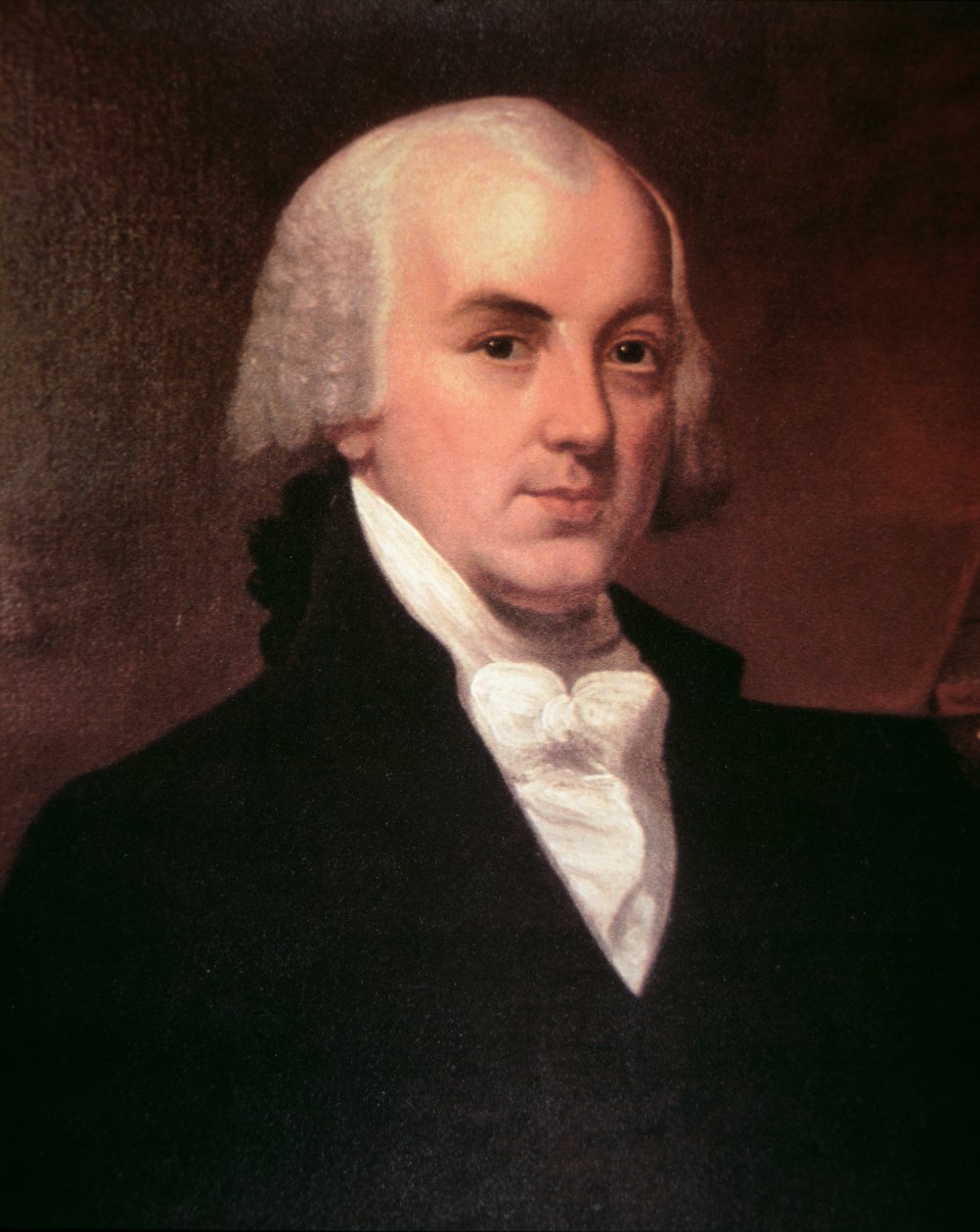 James Madison (1751-1836) (kolor lito) autorstwa American School