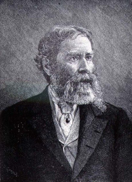 James Russell Lowell (1819-1891) (grawerowanie) autorstwa American School