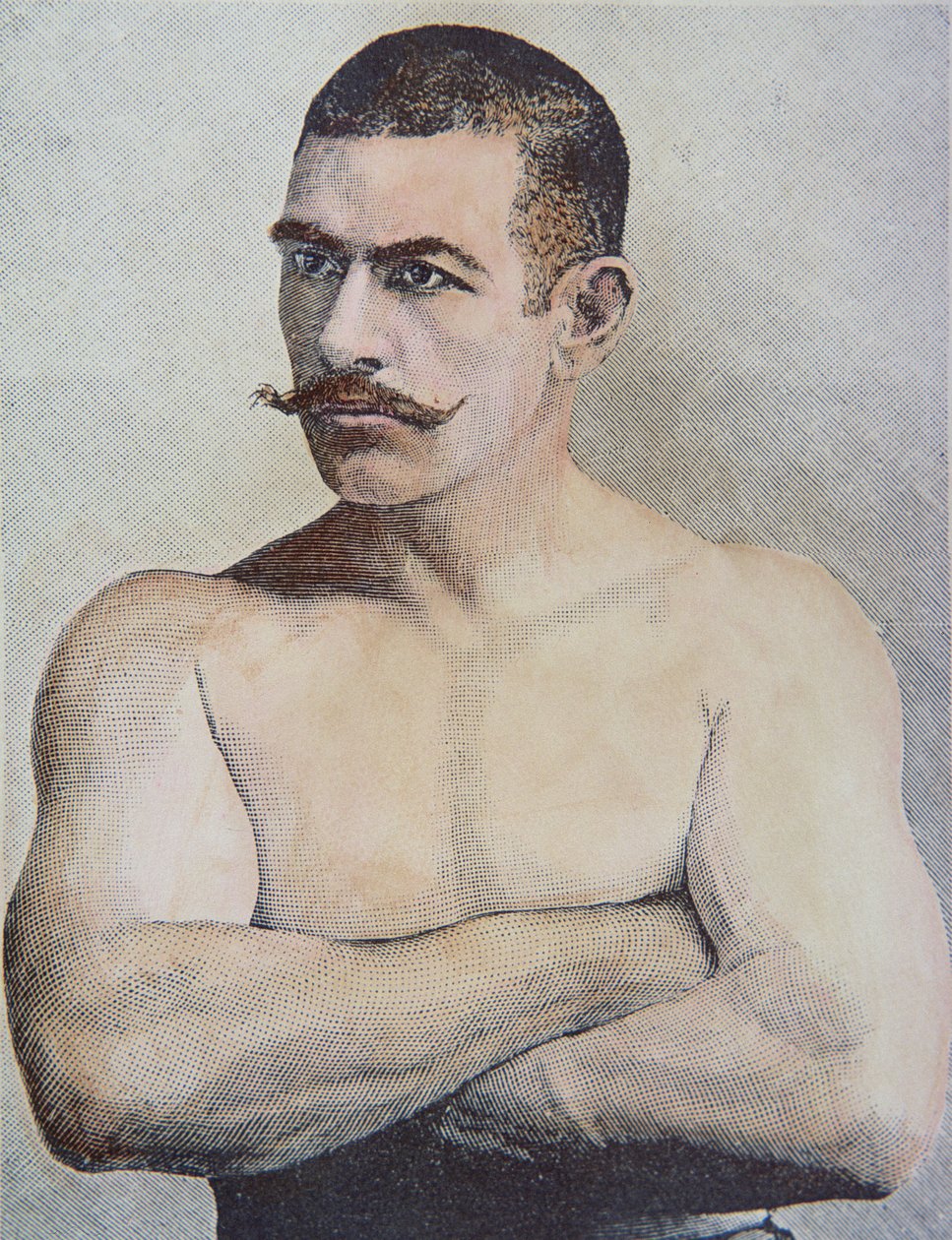 John L. Sullivan (kolor lito) autorstwa American School