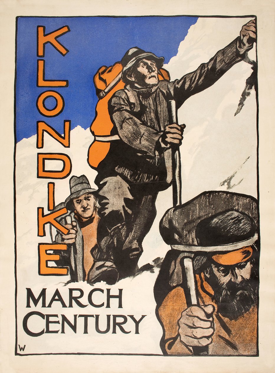 „Klondike” z Century Magazine, marzec 1898, autorstwa American School
