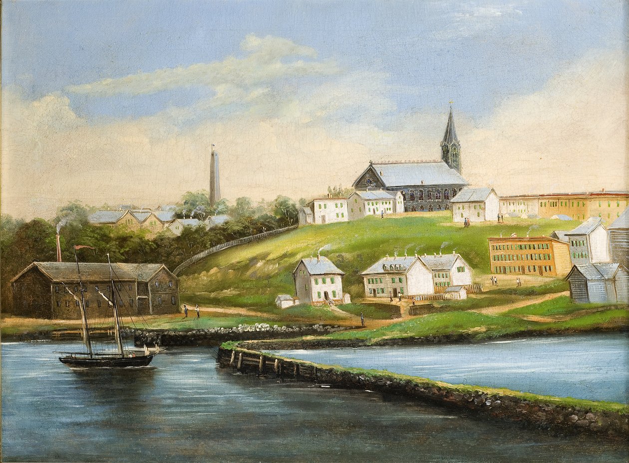 Krajobraz Bunker Hill, po 1862 autorstwa American School
