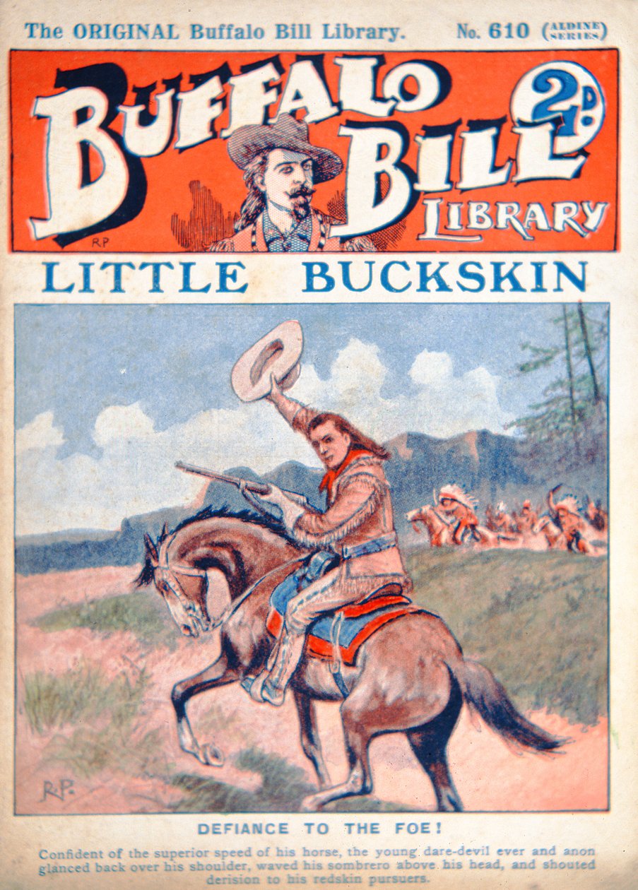 Little Buckskin, ilustracja na okładce z 