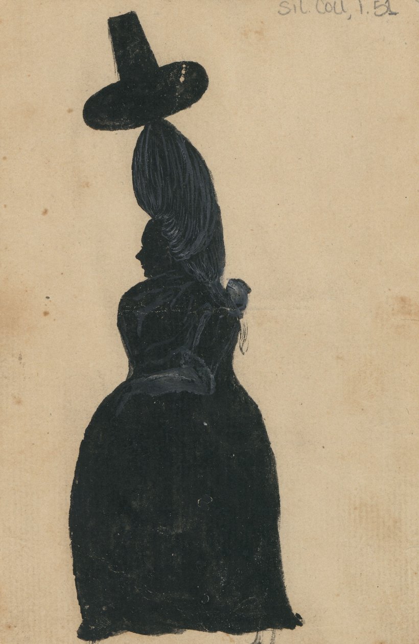 Lucy Knox, ok. 1790 (tusz z chińską bielą na kartonie) autorstwa American School