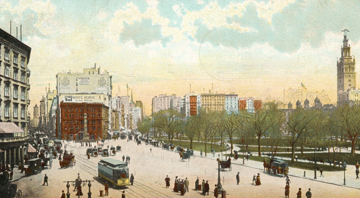 Madison Square, Nowy Jork, 1906 autorstwa American School