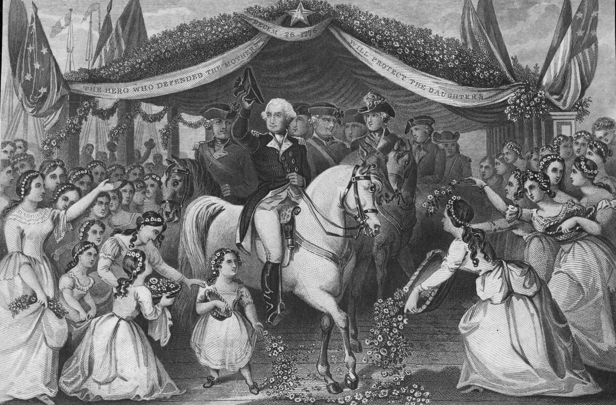 Generał major George B. McClellan, wyd. 1861 (rycina) autorstwa American School
