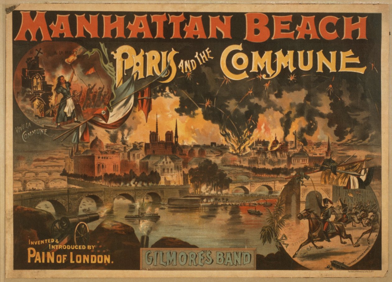 Manhattan Beach: Paryż i gmina, ok. 1891 autorstwa American School