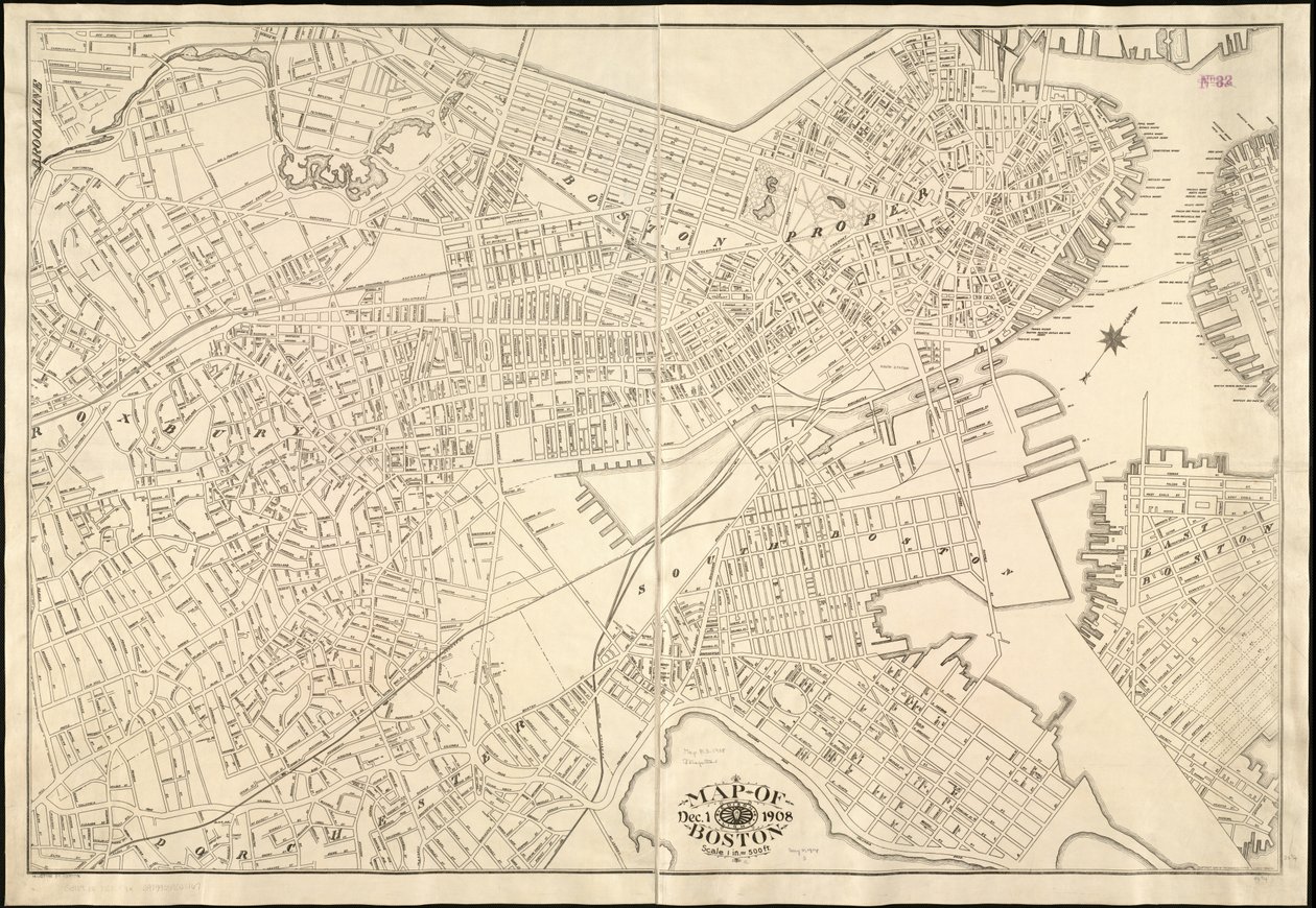 Mapa Bostonu: 1 grudnia autorstwa American School