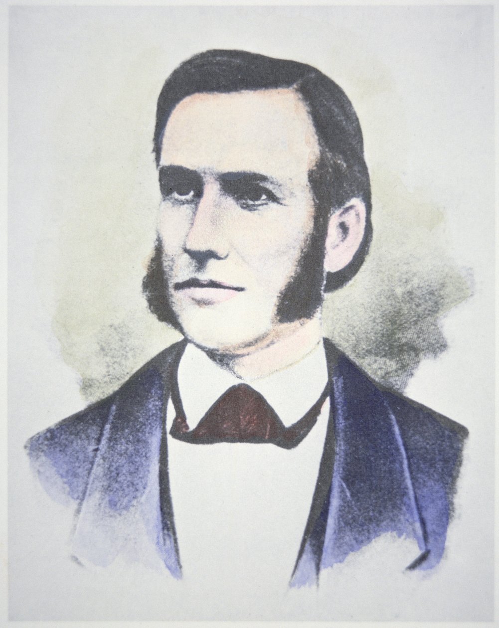 Marcus Whitman (1802-47) (kolor lito) (patrz także 268169) autorstwa American School