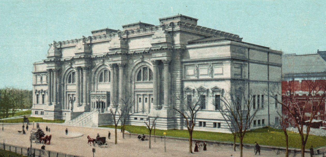 Metropolitan Museum of Art, Nowy Jork (kolor lito) autorstwa American School