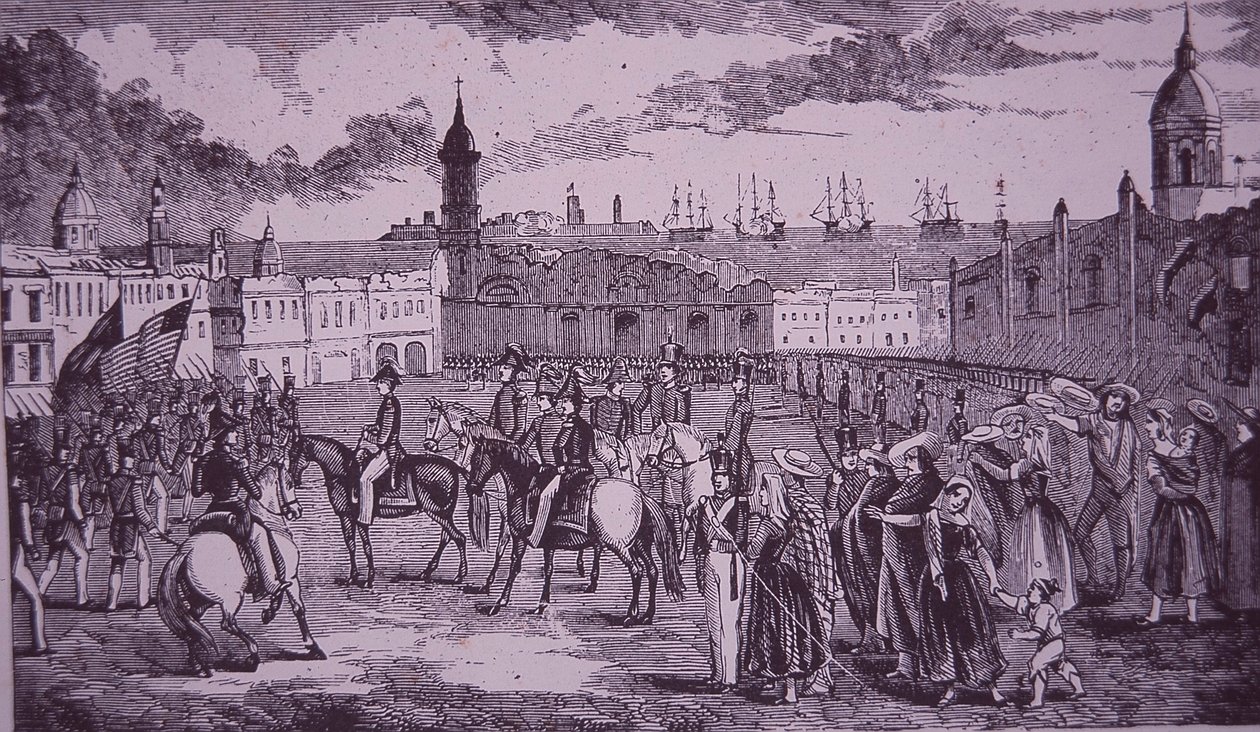 Wojna meksykańsko-amerykańska (1846-48), kapitulacja Veracruz autorstwa American School