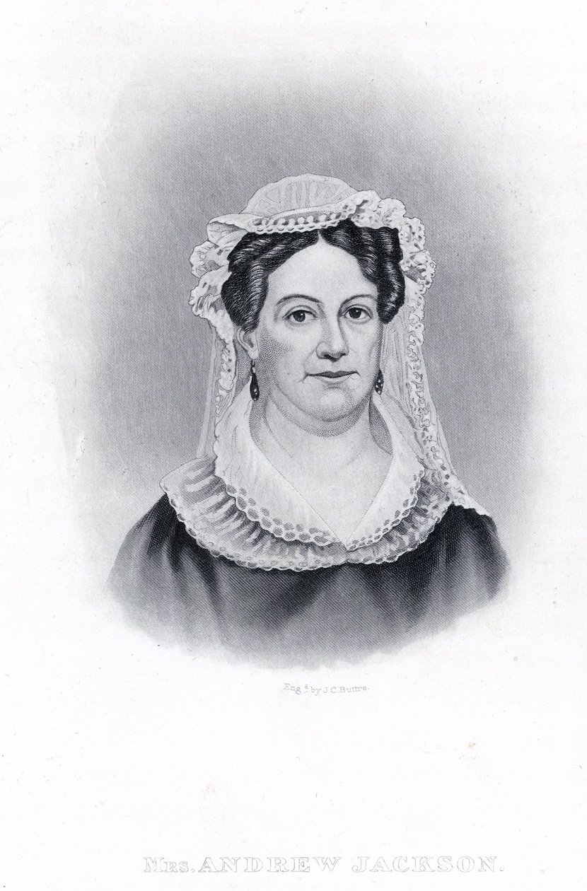 Pani Andrew Jackson (grawerunek) autorstwa American School