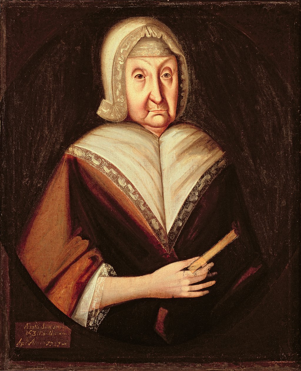 Pani William Pollard (Anne Dison), 1721 autorstwa American School