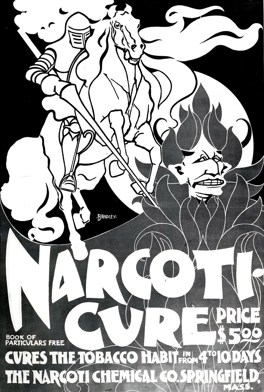 Narcotui-Cure, zaprojektowany przez Williama H. Bradleya, 1895 autorstwa American School