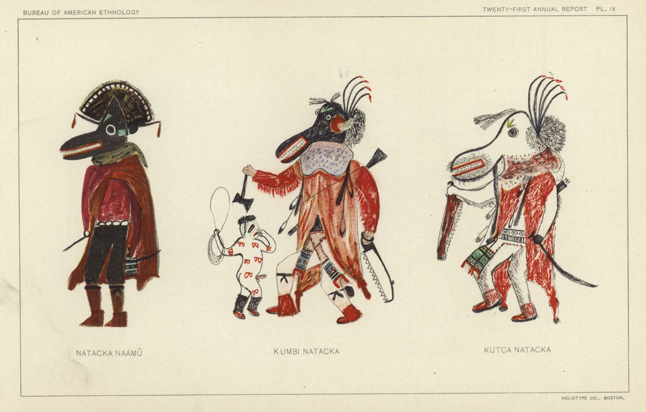 Natacka Naamu, Kumbi Natacka, Kutcka Natacka (colour litho) autorstwa American School