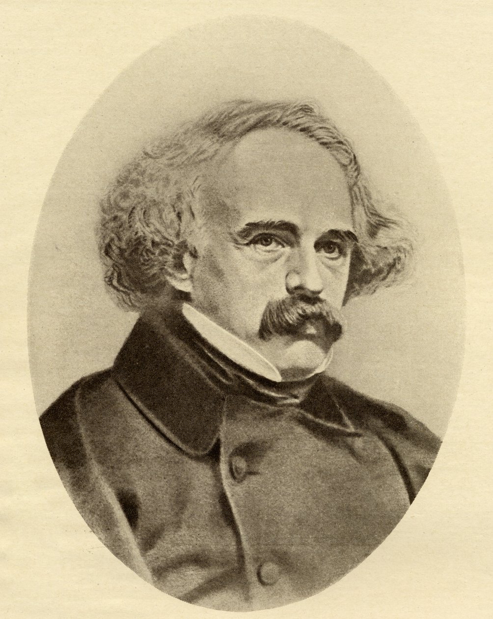 Nathaniel Hawthorne (1804-64) autorstwa American School