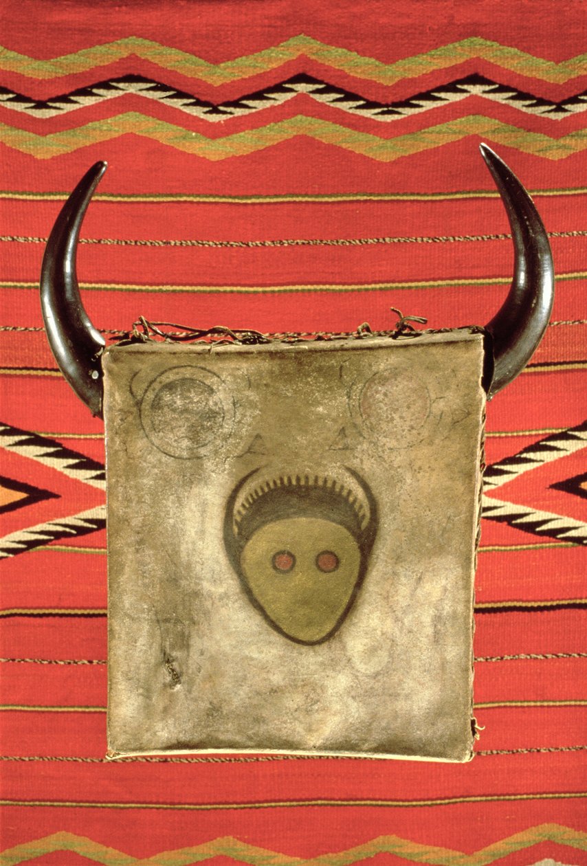 Koc Navajo Buffalo Moon, z Arizony (wełna) autorstwa American School