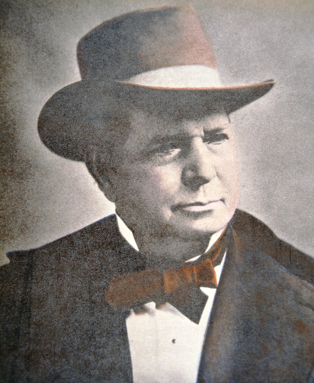 Oliver Fisher Winchester (1810-80) (kolorowe zdjęcie) autorstwa American School