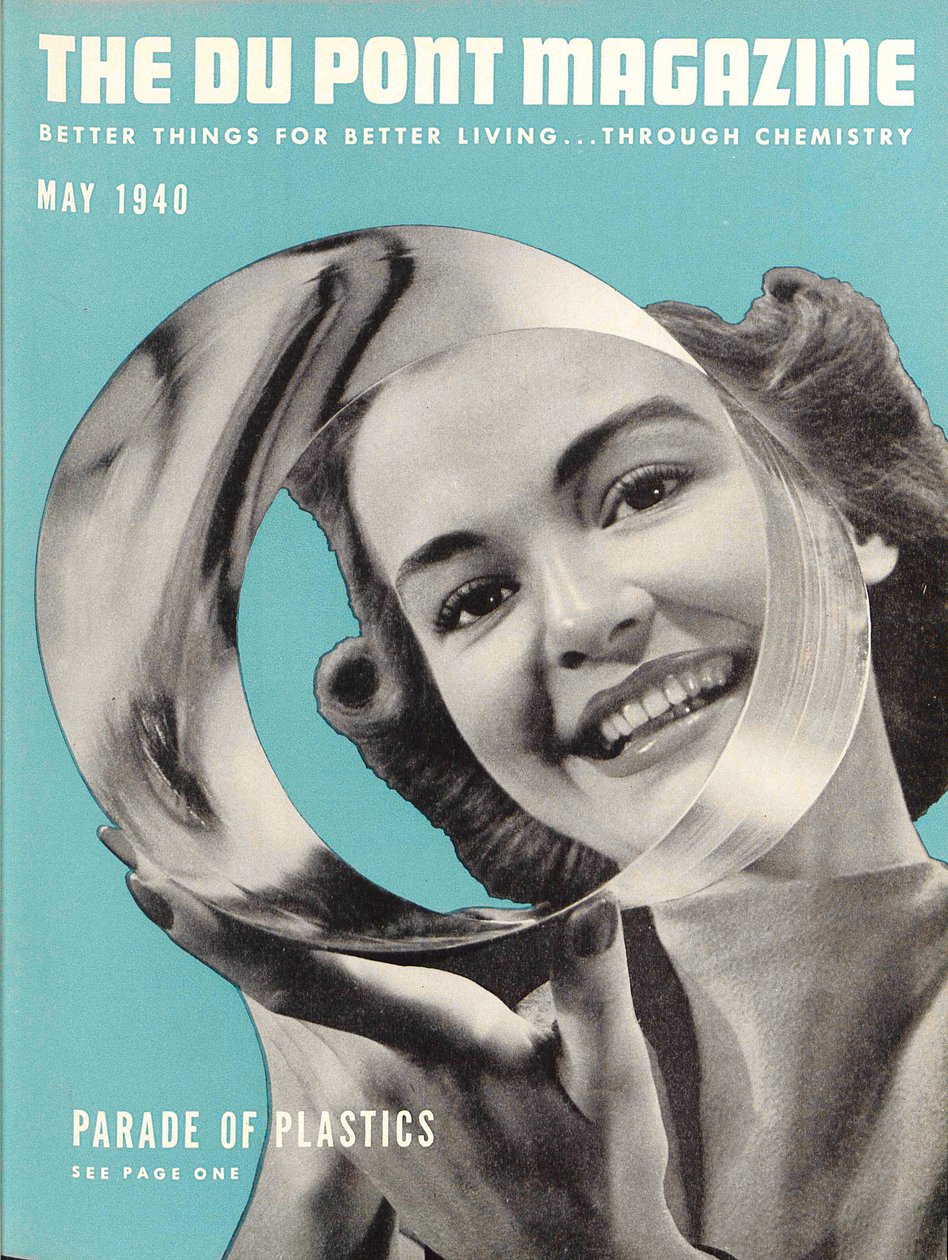 Parada Tworzyw Sztucznych, przednia okładka magazynu DuPont, maj 1940 autorstwa American School