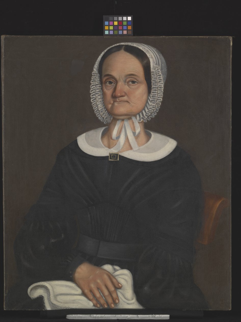 Portret Sally Montgomery (olej na płótnie) autorstwa American School