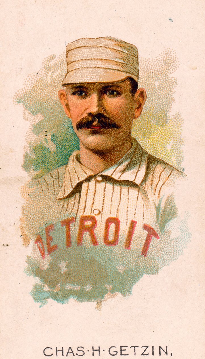 Portret Charliego Getziena, 1887 autorstwa American School