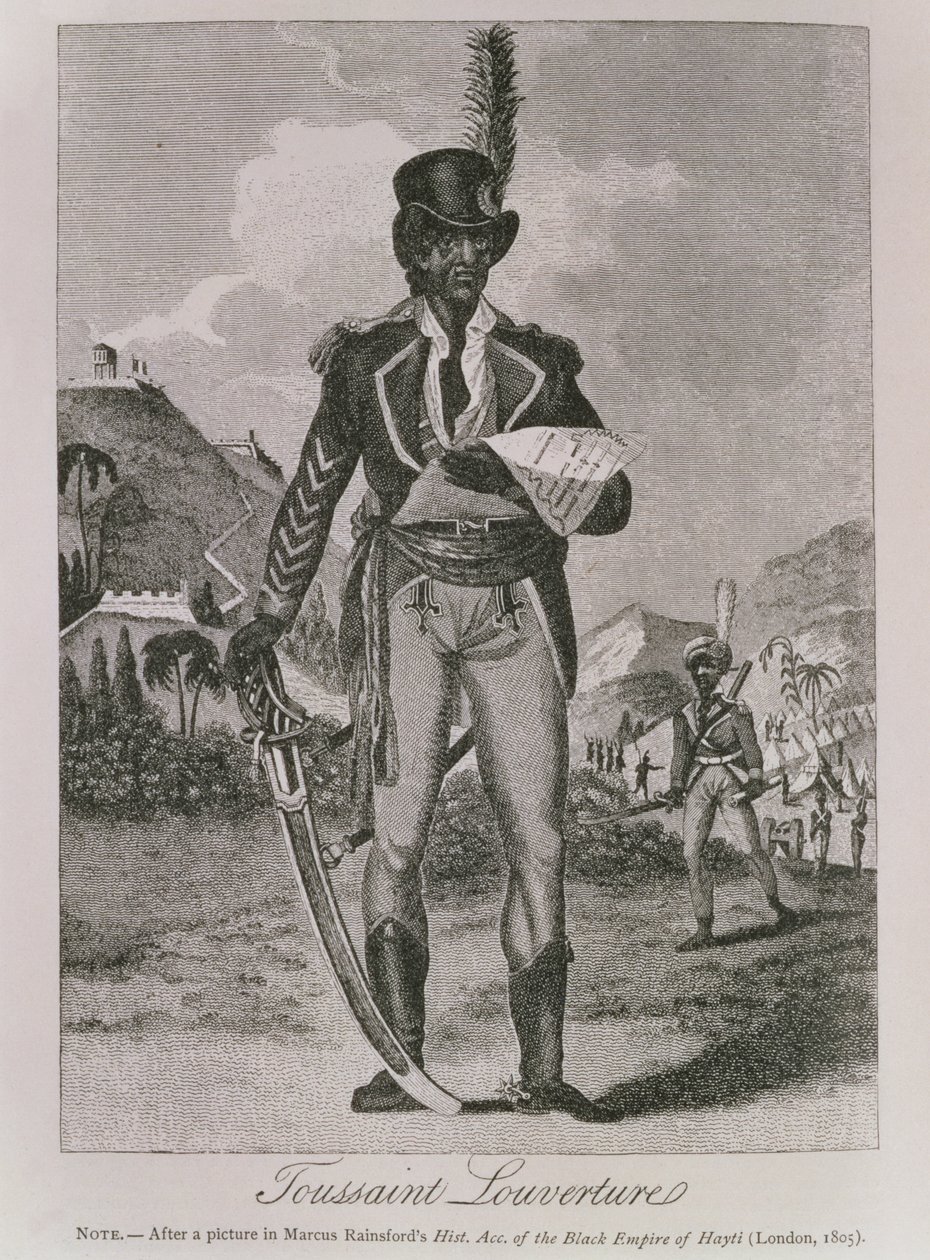 Portret Francois Dominique Toussaint-Louverture (ok. 1743-1803) (rycina) autorstwa American School